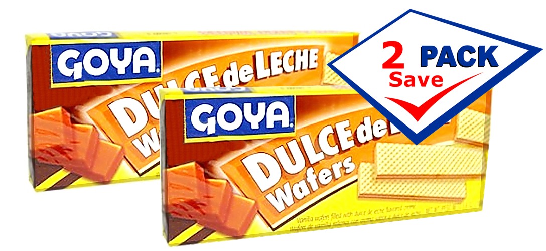 Goya Dulce de leche filled wafers 4.9 oz Pack of 2